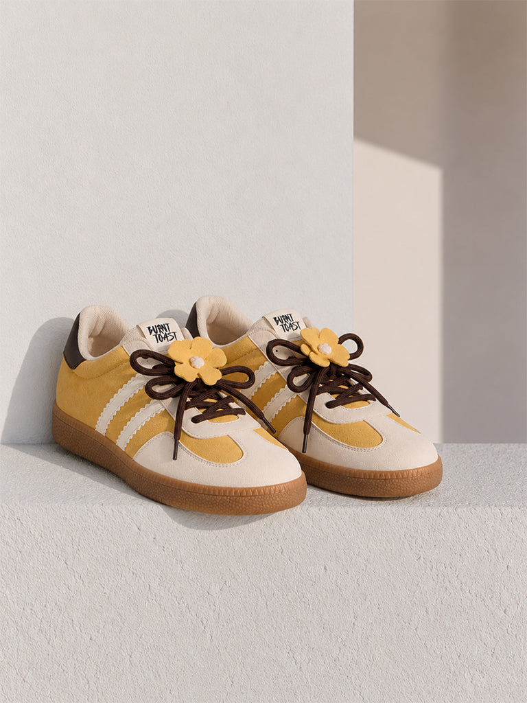 Contrast Panel Sneakers