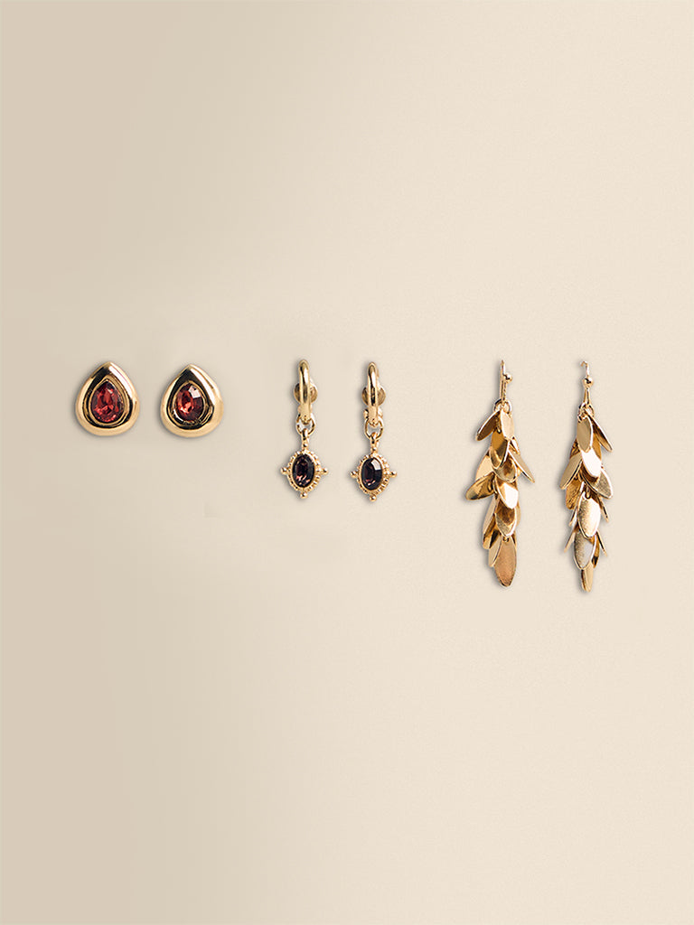 Pack of 3 Assorted Earrings