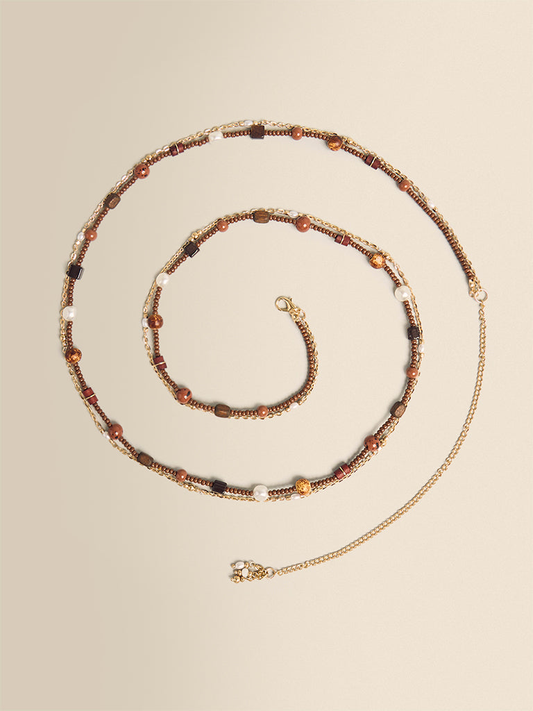 Multi-Layered Beaded Chain Belt