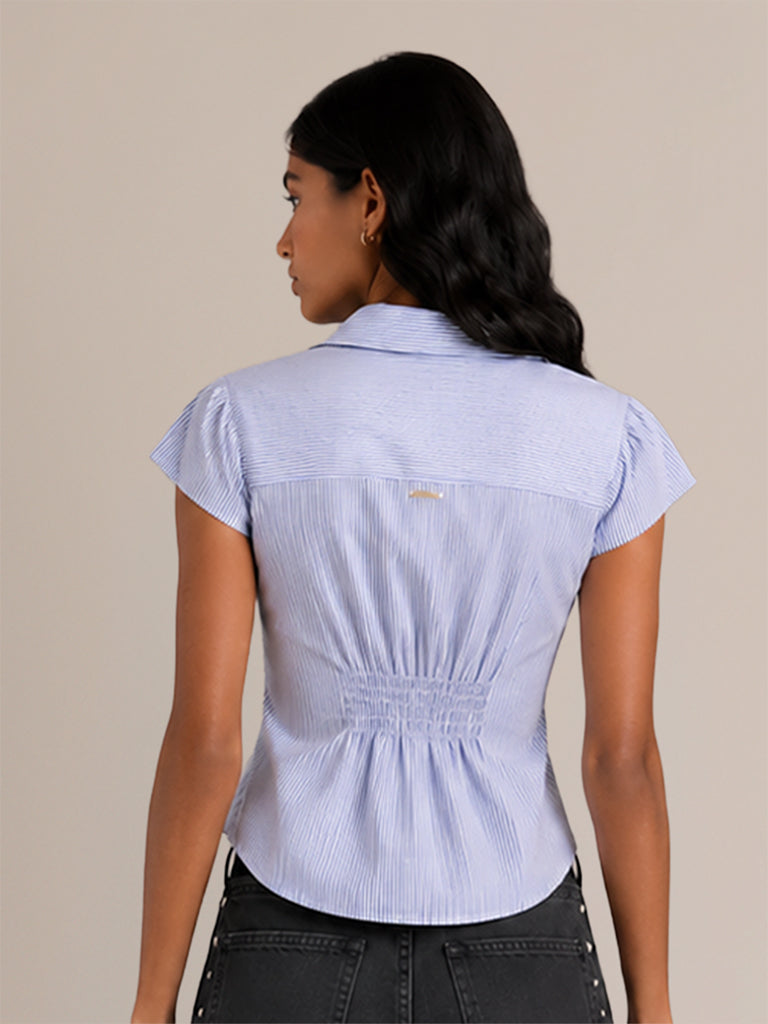 Pinstripe Fitted Shirt