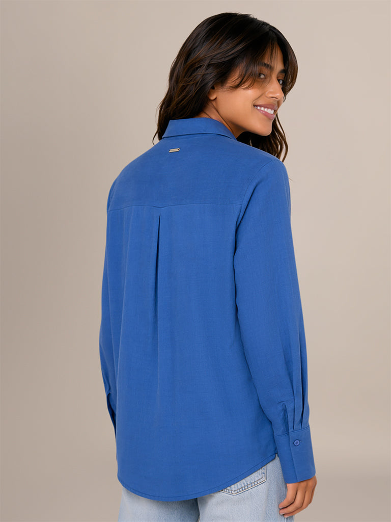 Oversized Solid Shirt