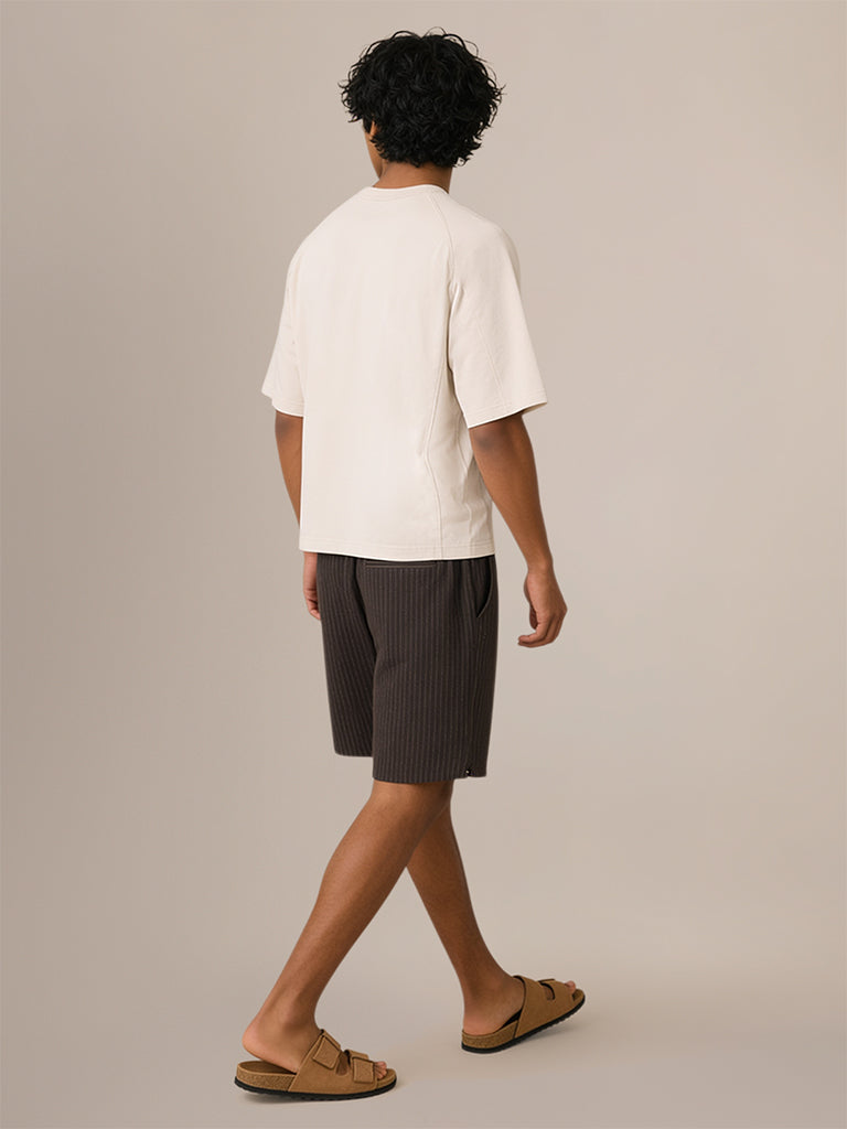 Striped Bermuda Shorts