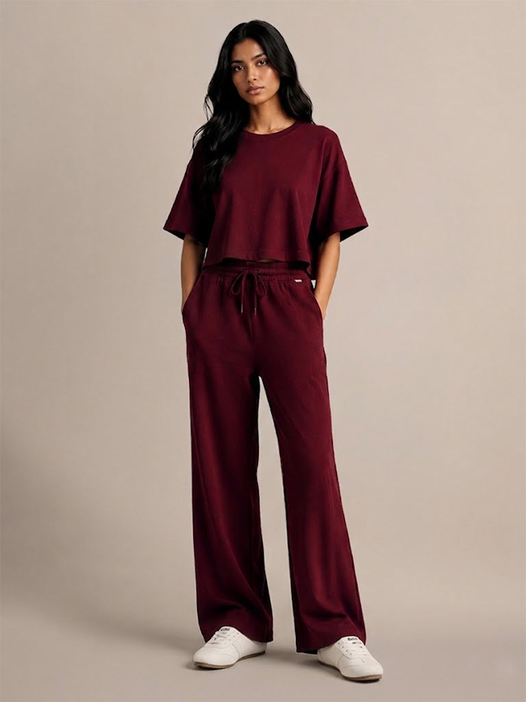 Boxy-Fit Solid T-Shirt