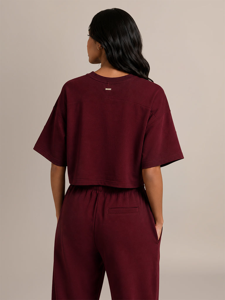 Boxy-Fit Solid T-Shirt