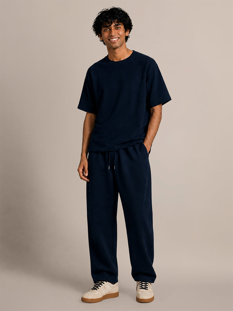 Relaxed-Fit Solid Pants