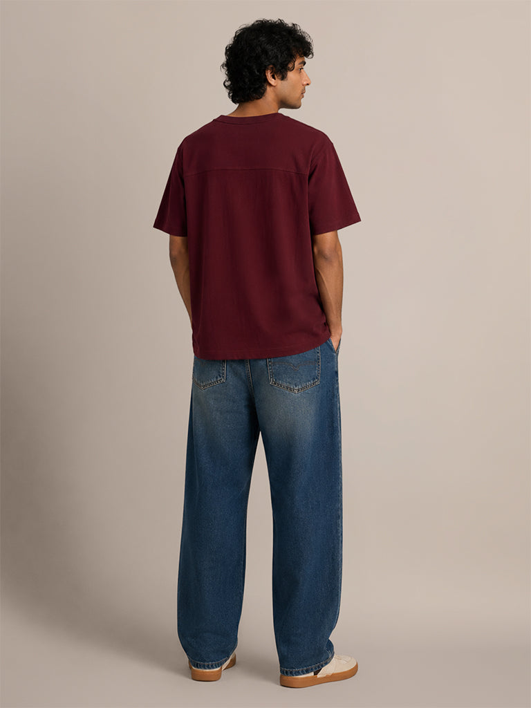 Relaxed-Fit Solid T-Shirt