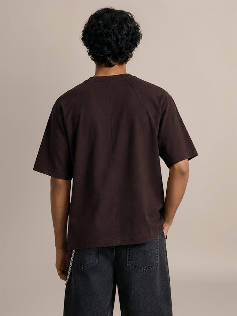 Boxy-Fit Solid T-Shirt