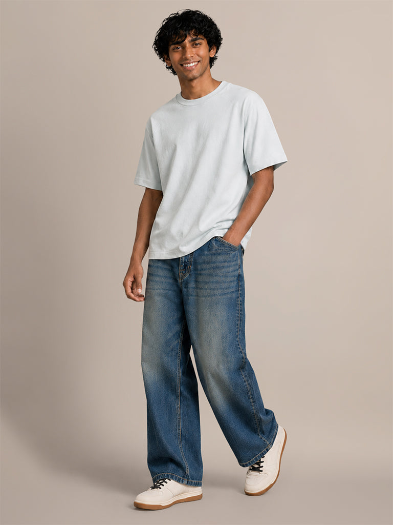 Relaxed-Fit Solid T-Shirt