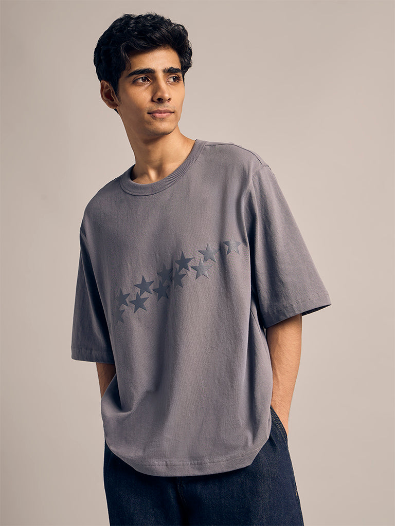 Boxy-Fit Printed T-Shirt