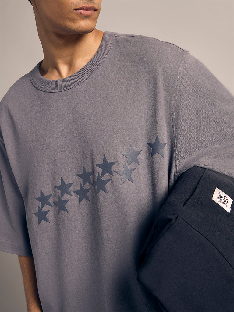 Boxy-Fit Printed T-Shirt