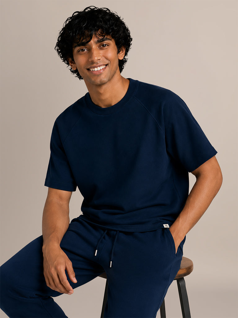 Boxy-Fit Solid T-Shirt