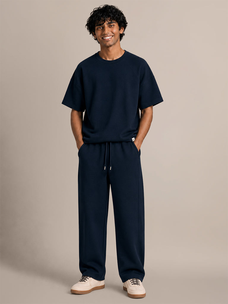 Boxy-Fit Solid T-Shirt