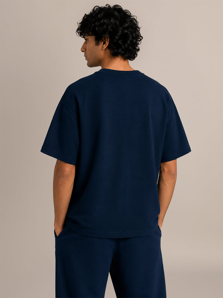 Boxy-Fit Solid T-Shirt