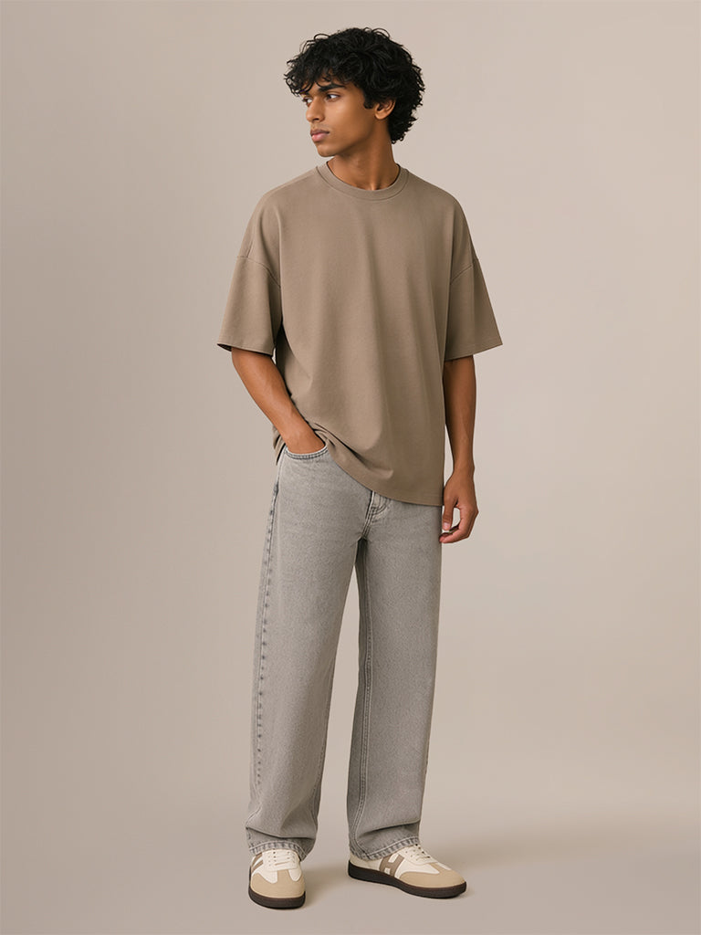 Regular-Fit Solid T-Shirt