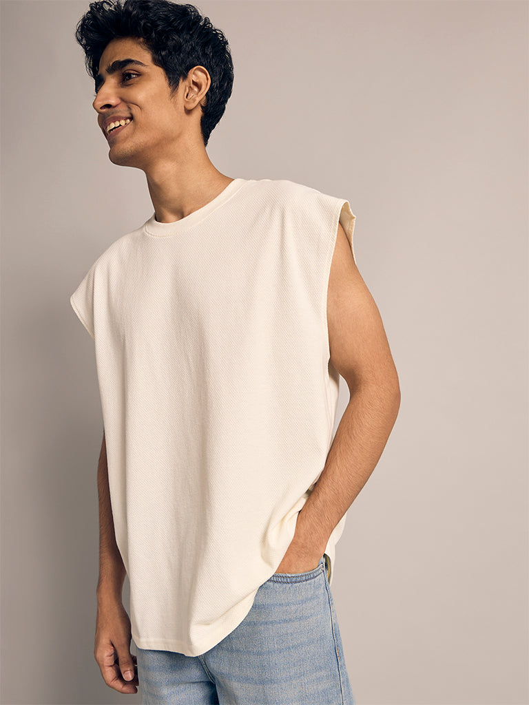 Regular-Fit Textured T-Shirt