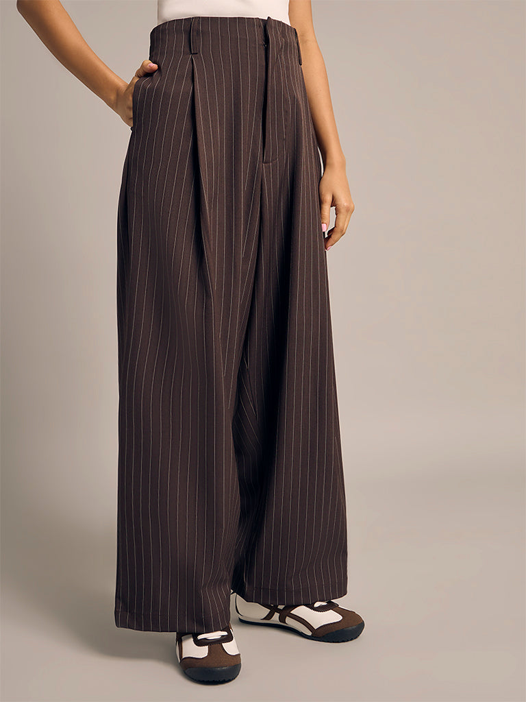 Baggy Pinstriped Pants