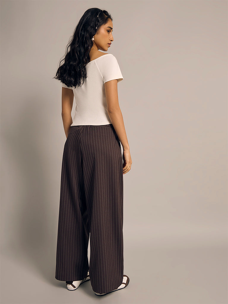 Baggy Pinstriped Pants