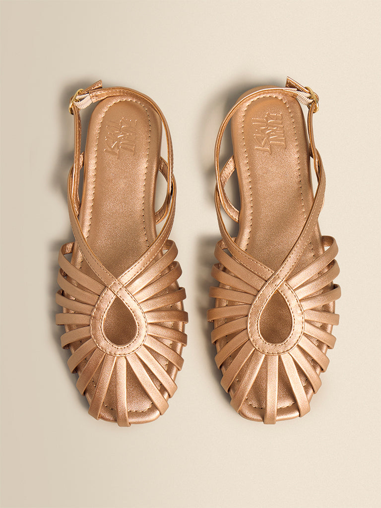 Caged Flat Sandals