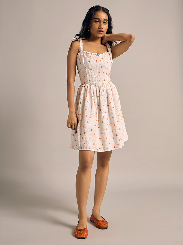 Printed Mini Dress