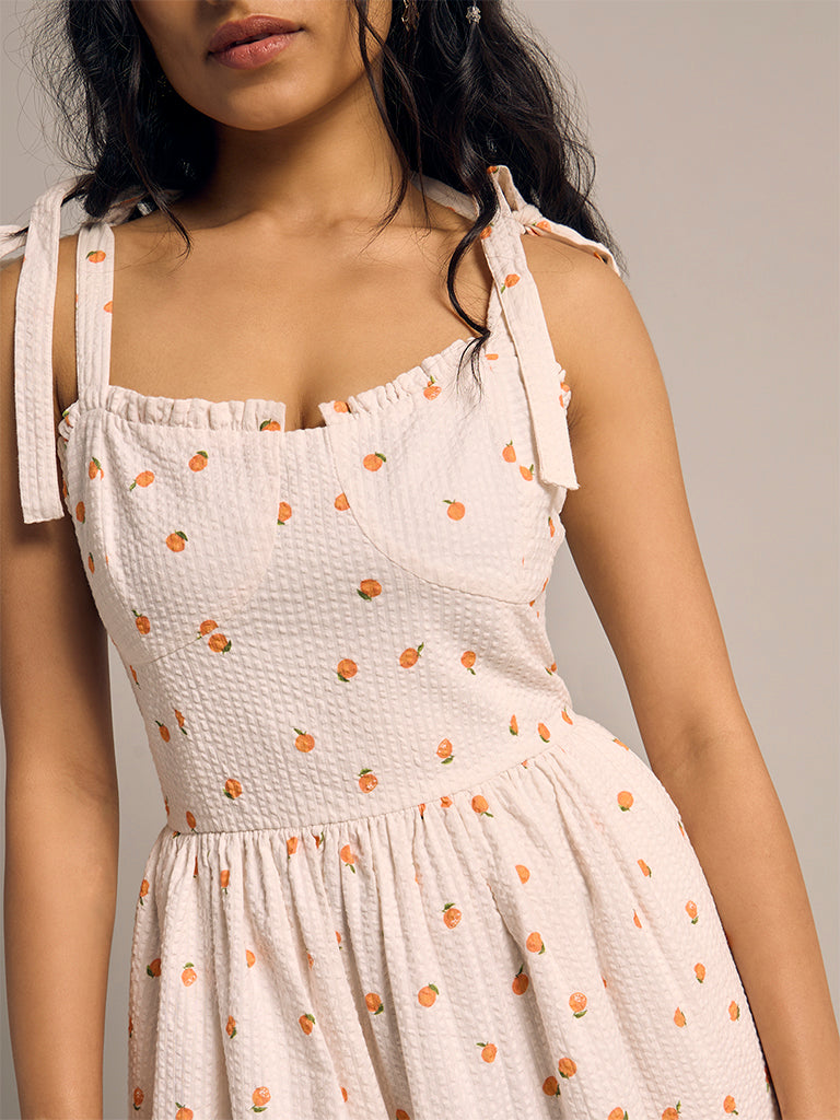 Printed Mini Dress