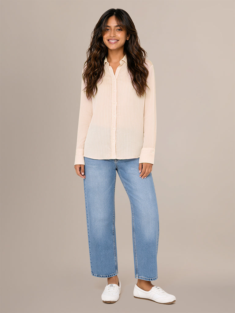 Oversized Textured Blouse
