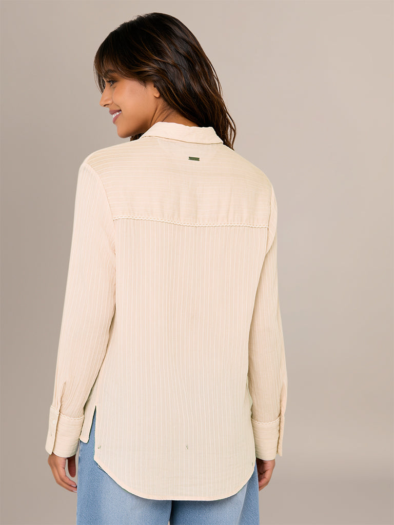 Oversized Textured Blouse