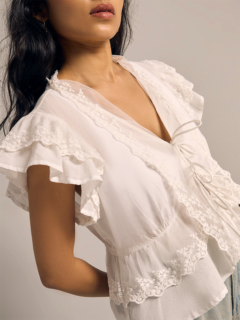 Embroidered Top