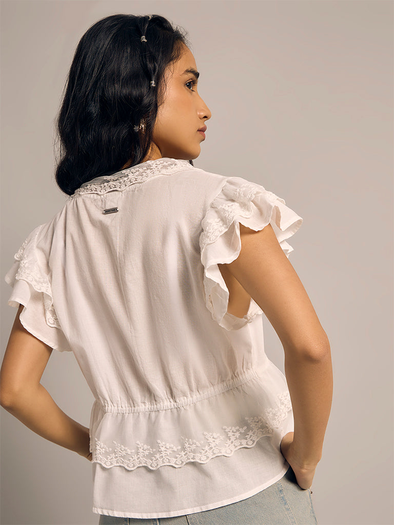 Embroidered Top