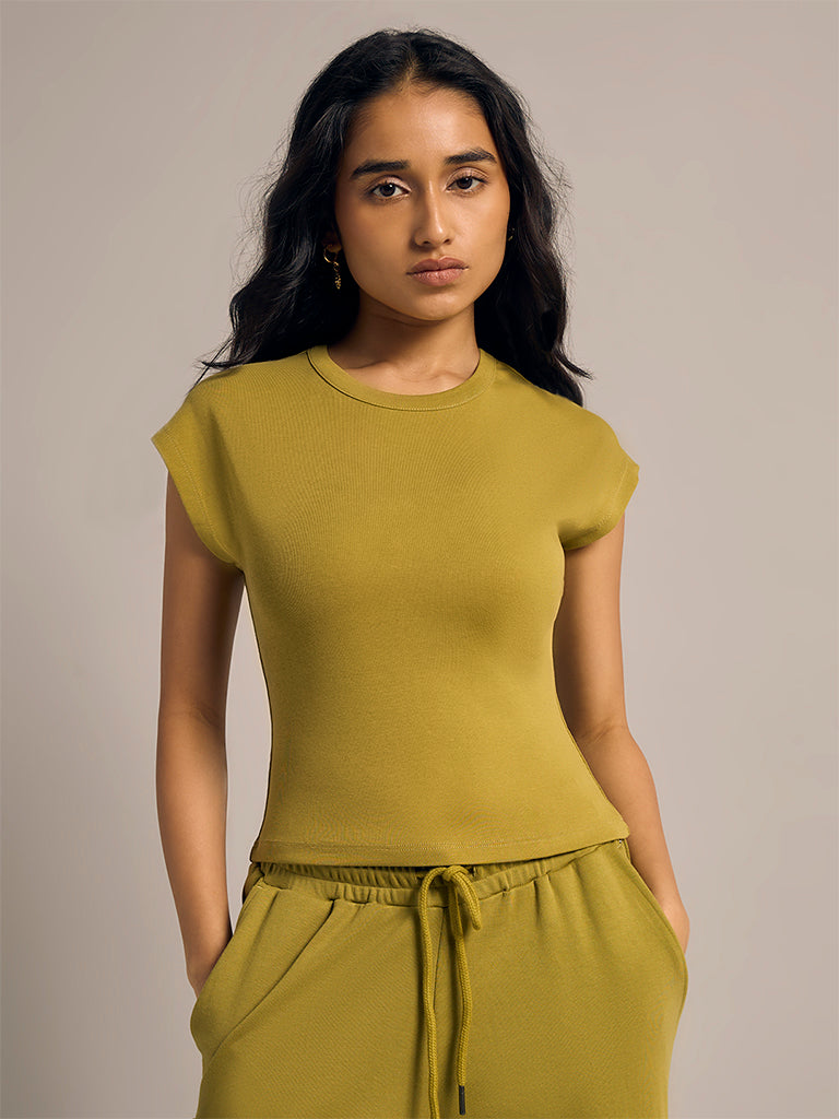 Fitted Solid T-Shirt