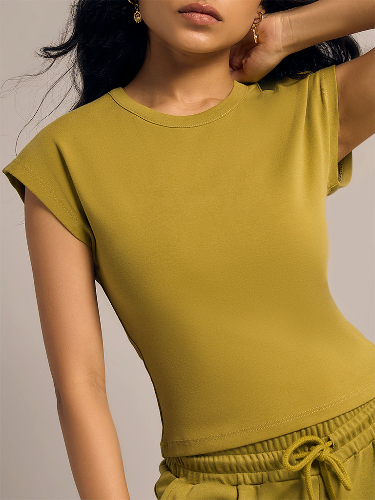 Fitted Solid T-Shirt