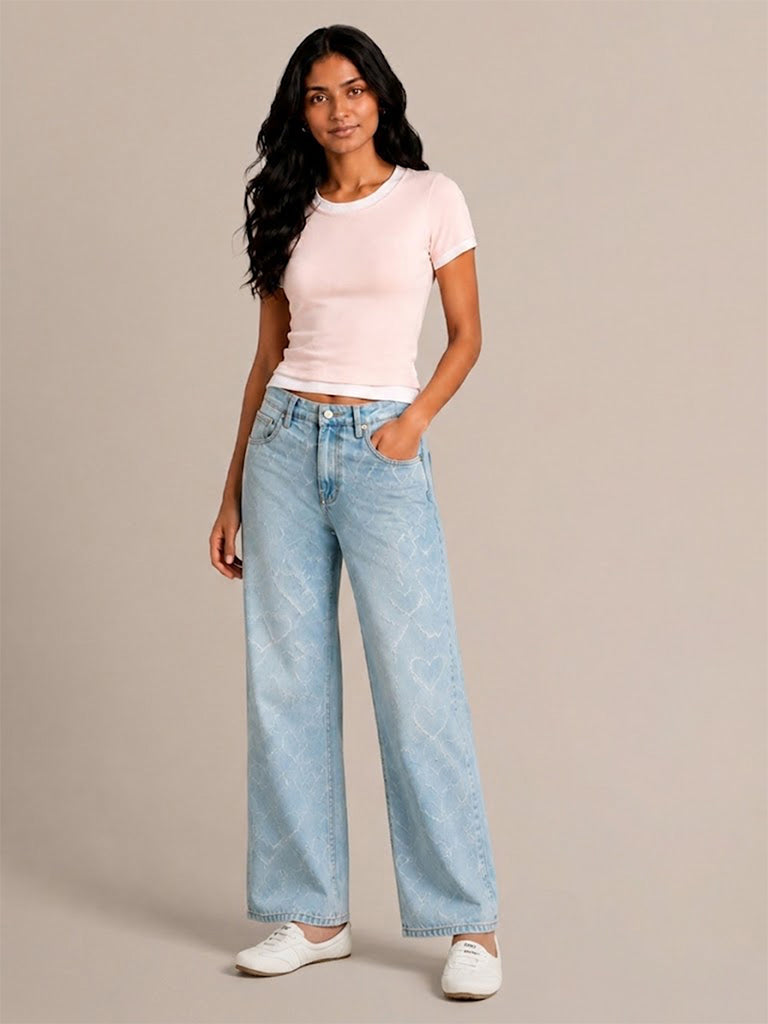 Fitted Ribbed T-Shirt