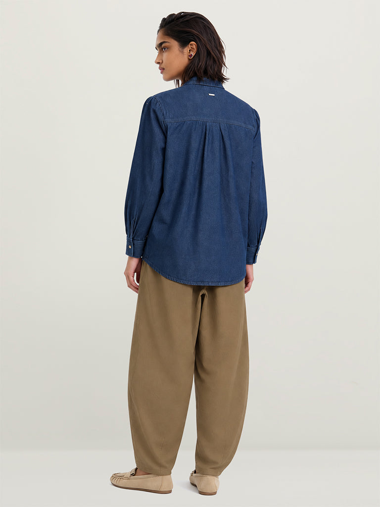 Barrel-Fit Trousers