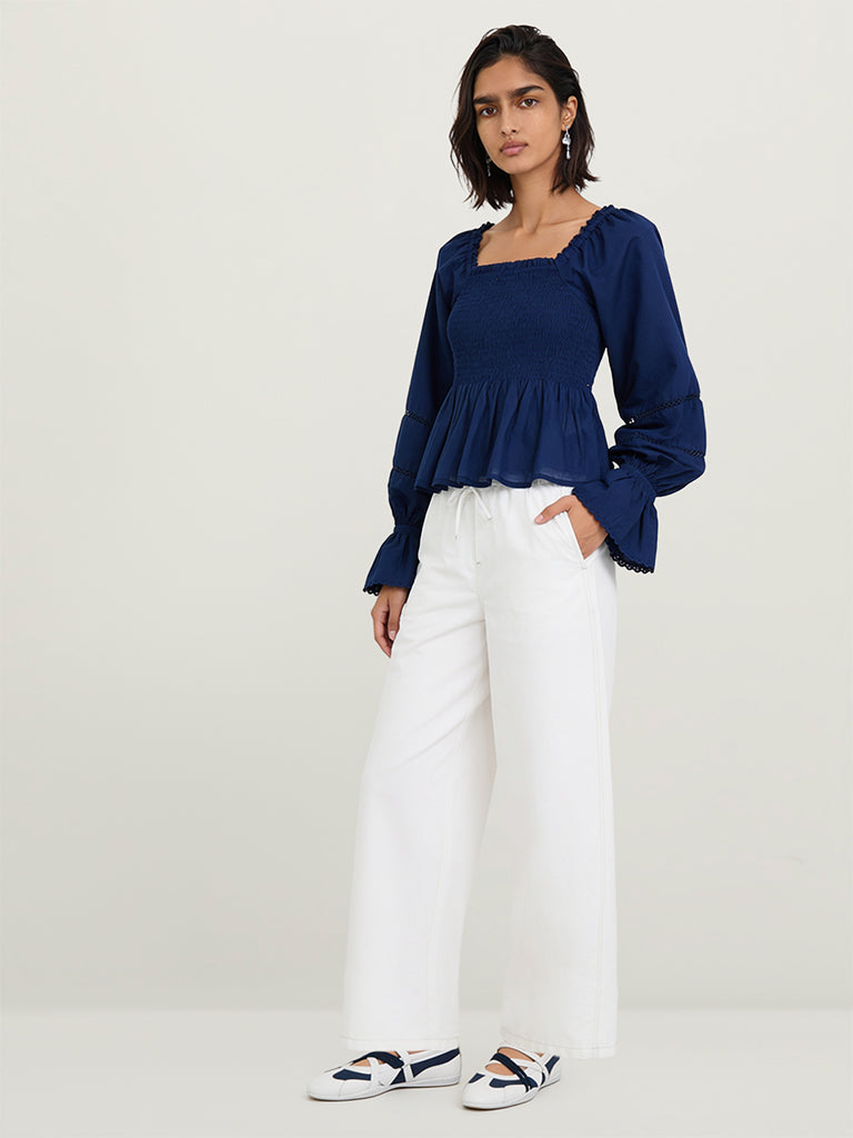 Barrel-Fit Trousers