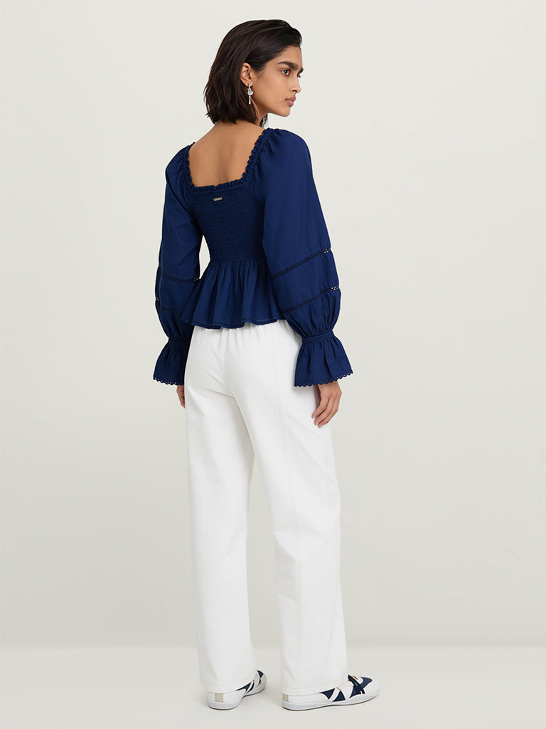Barrel-Fit Trousers