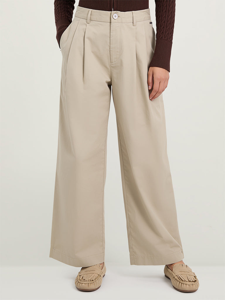 Wide-Leg Trousers