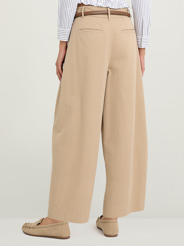 Wide-leg Trousers