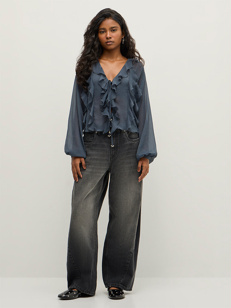 Barrel-Fit Jeans