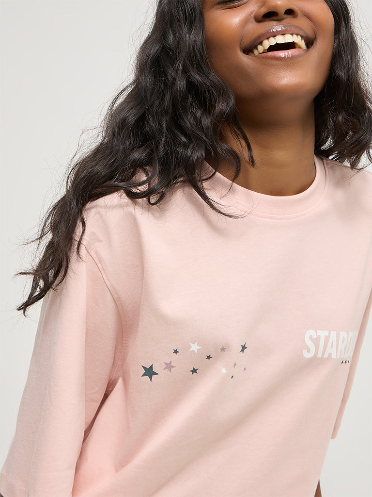 Boxy-Fit Graphic Design T-Shirt