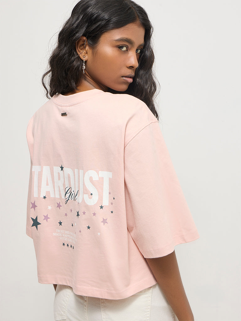 Boxy-Fit Graphic Design T-Shirt