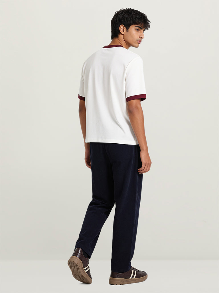 Baggy-Fit Corduroy Trousers