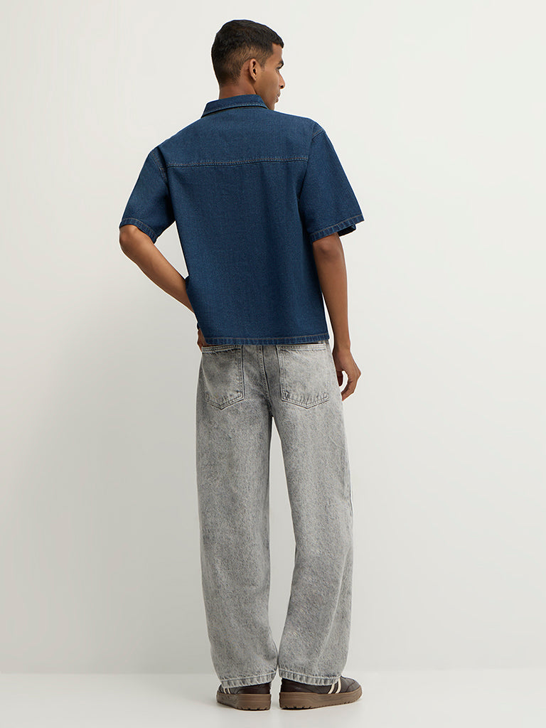 Straight-Fit Striped Jeans
