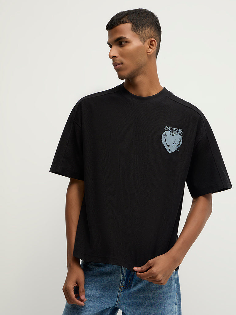 Boxy-Fit Printed T-Shirt