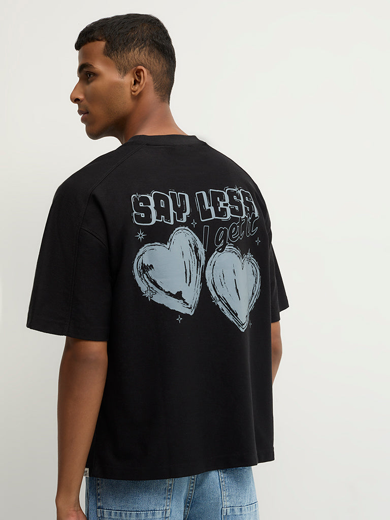 Boxy-Fit Printed T-Shirt