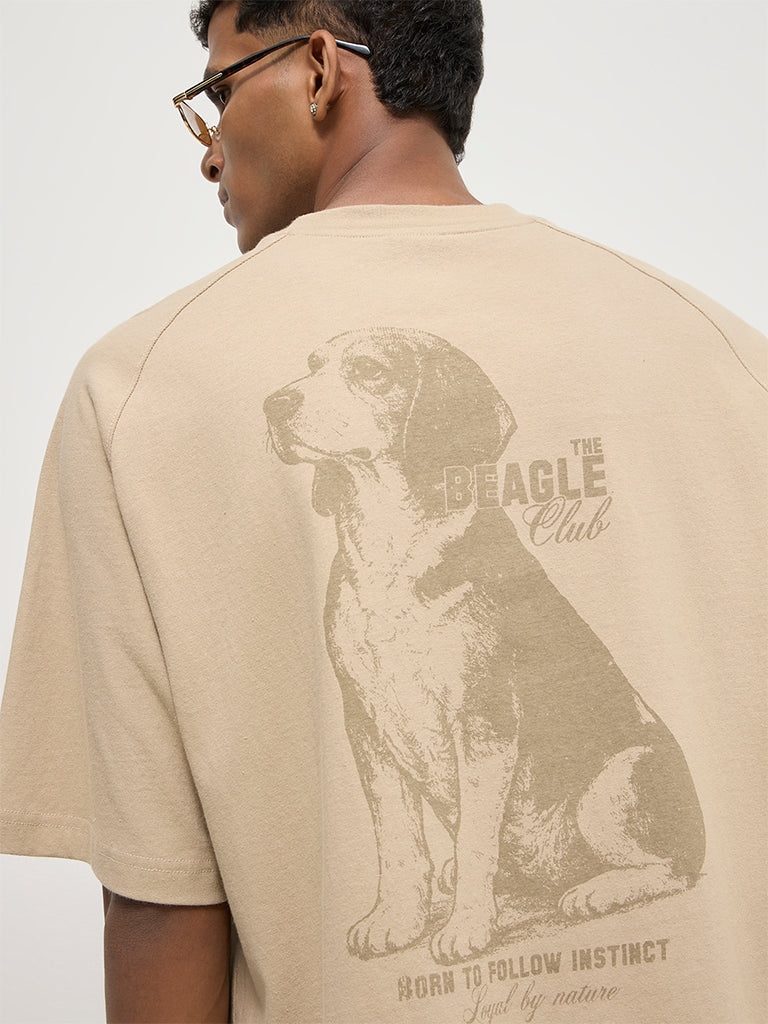 Boxy-Fit Printed T-Shirt