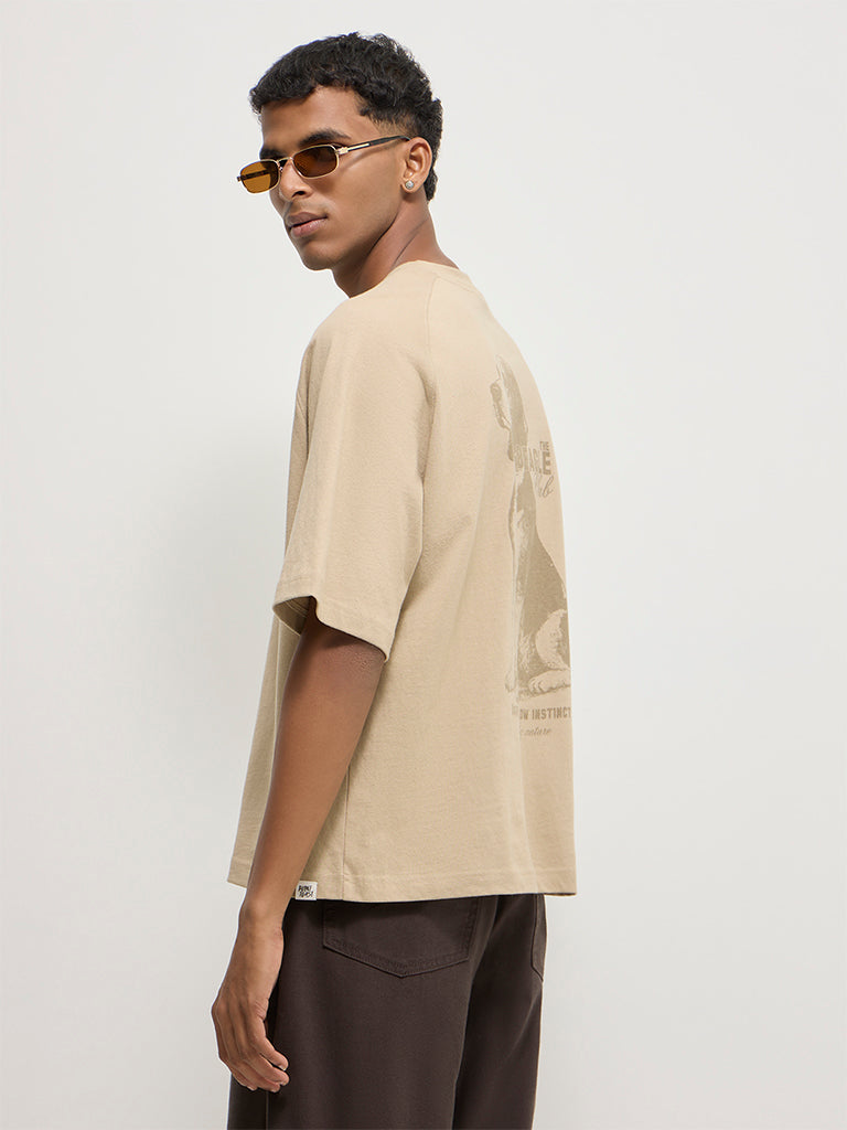 Boxy-Fit Printed T-Shirt
