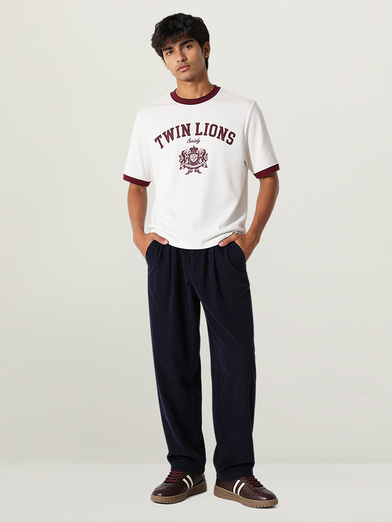 Graphic Print Boxy-Fit T-Shirt