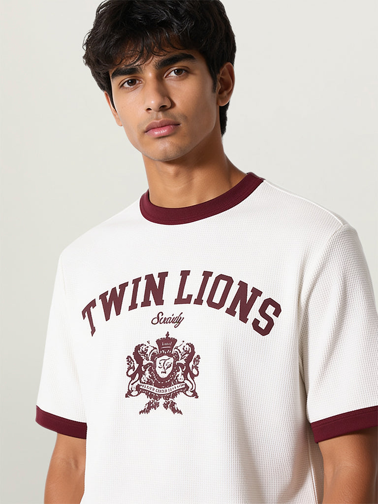 Graphic Print Boxy-Fit T-Shirt