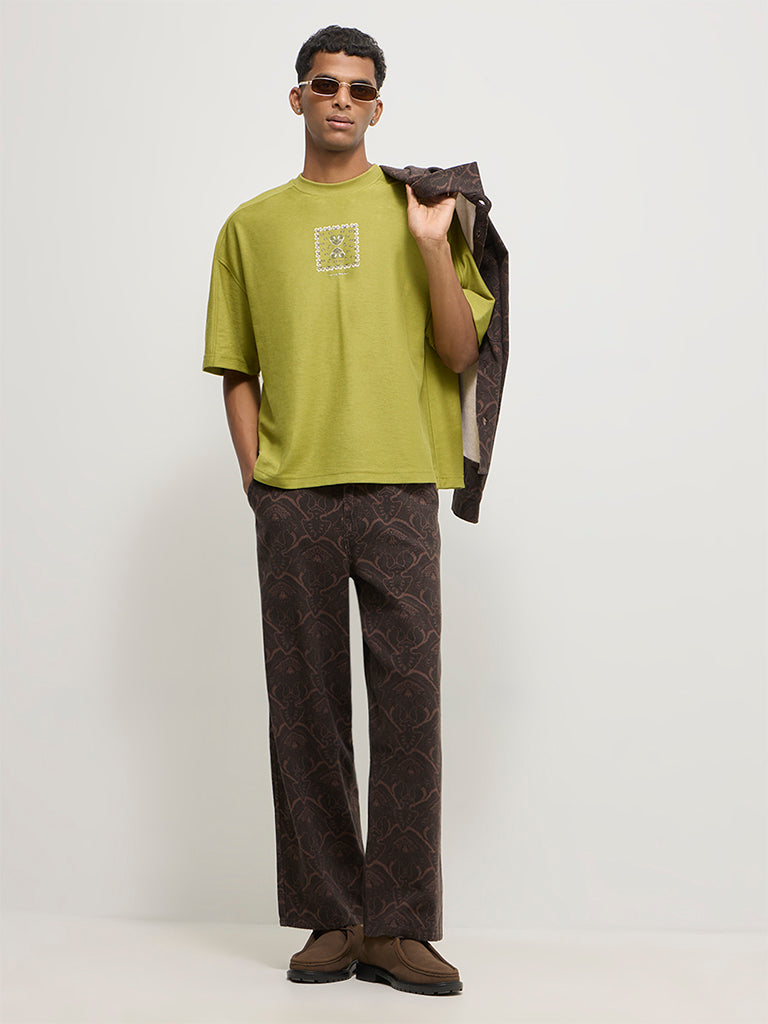Boxy-Fit Graphic Printed T-Shirt