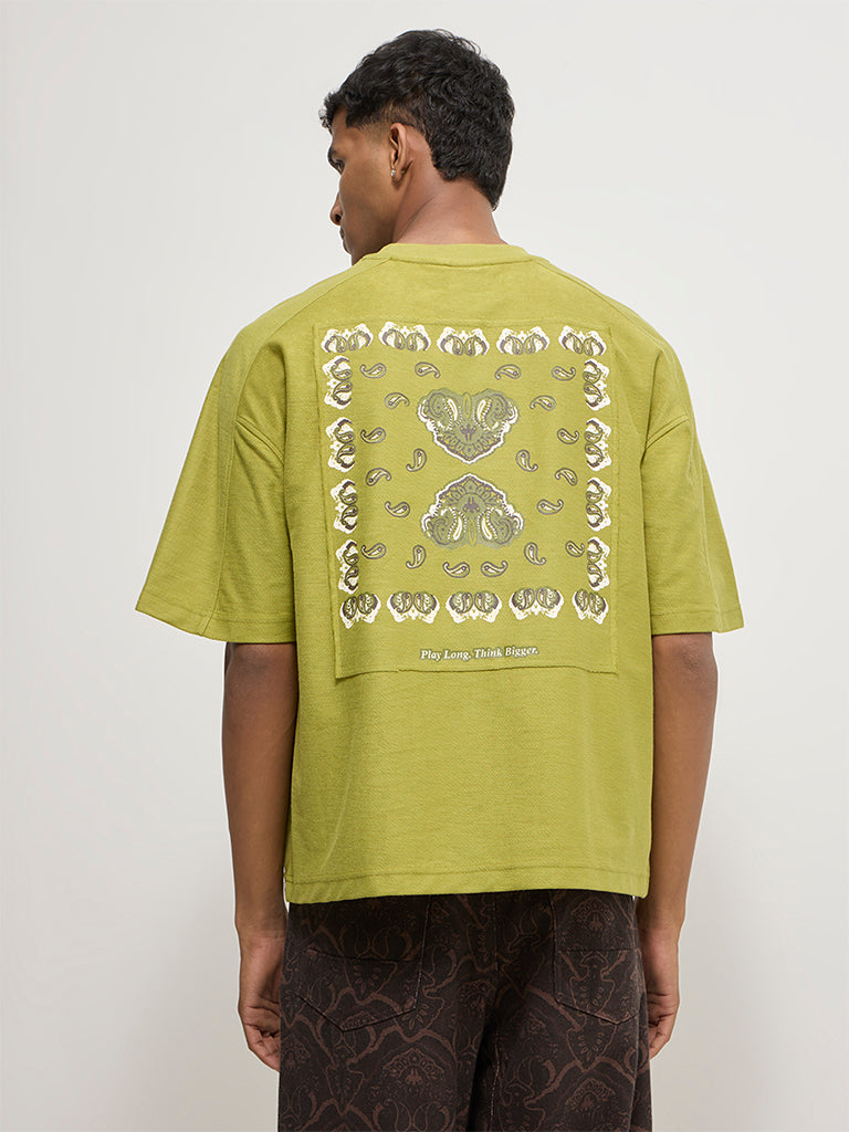 Boxy-Fit Graphic Printed T-Shirt
