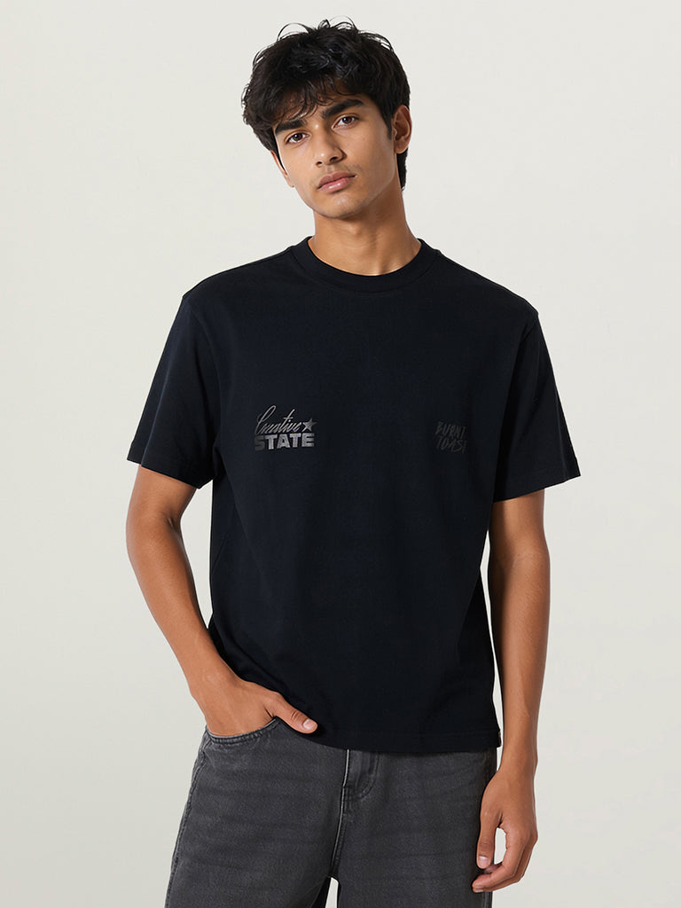 Regular-Fit Typographic T-Shirt